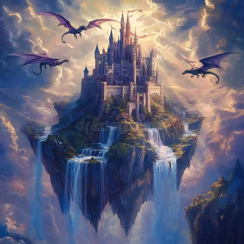 澳门天空彩票漂浮在星海中的梦幻城堡